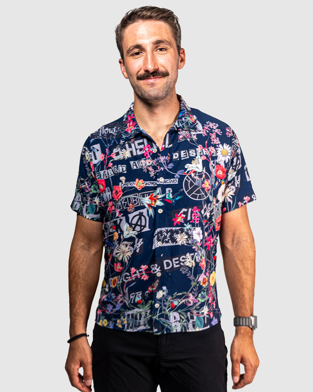 Punk Flowers Resort Shirt – Ostroy