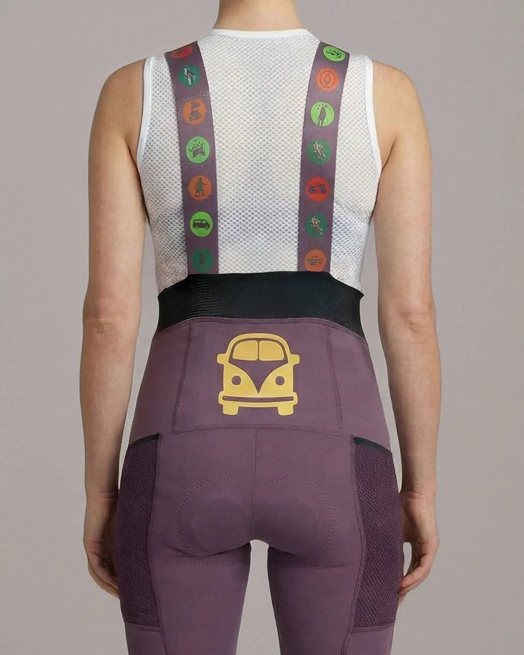 Camper Cargo Eggplant Womens Bibs - Ostroy