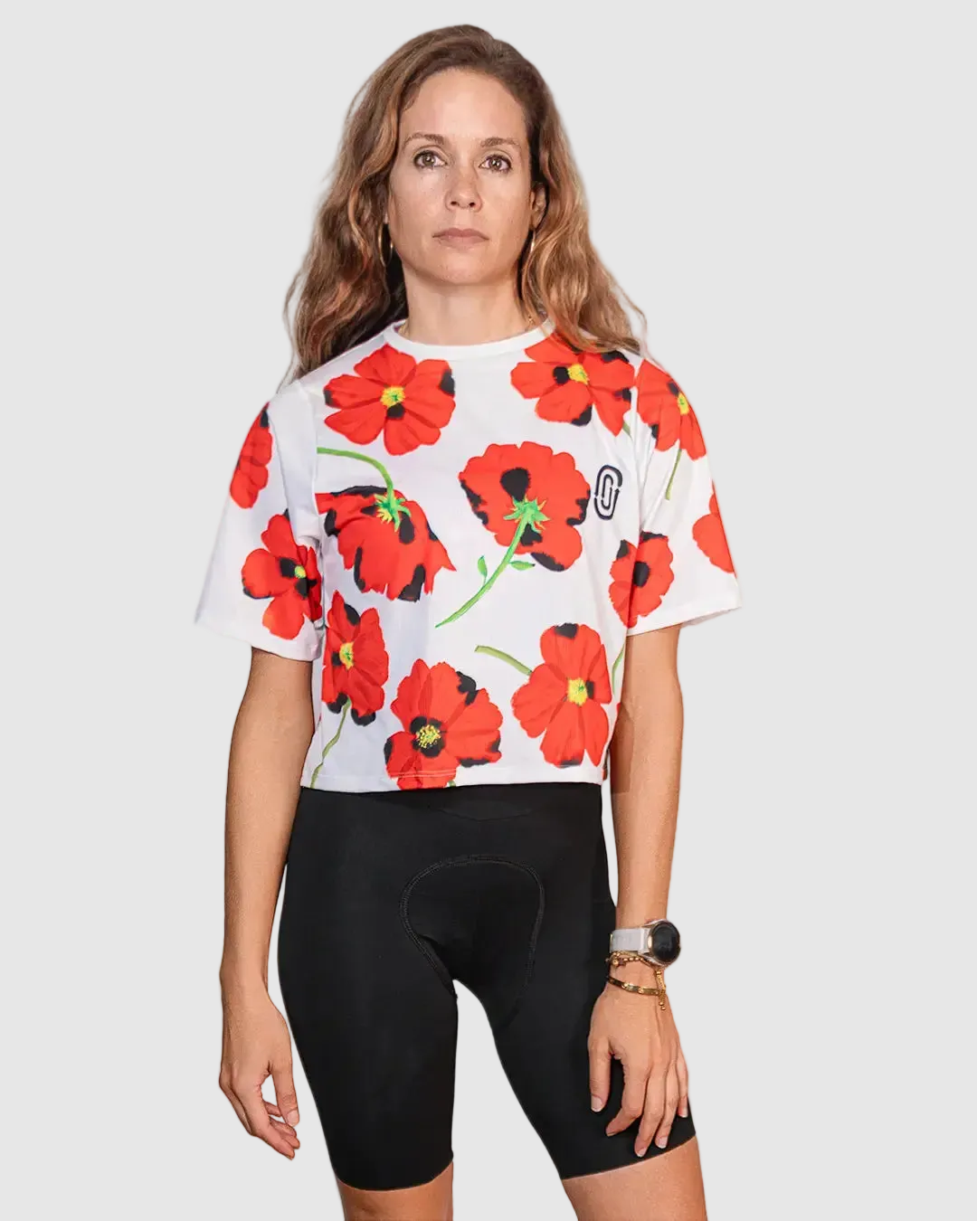 Red Poppies Women's Crop - Ostroy