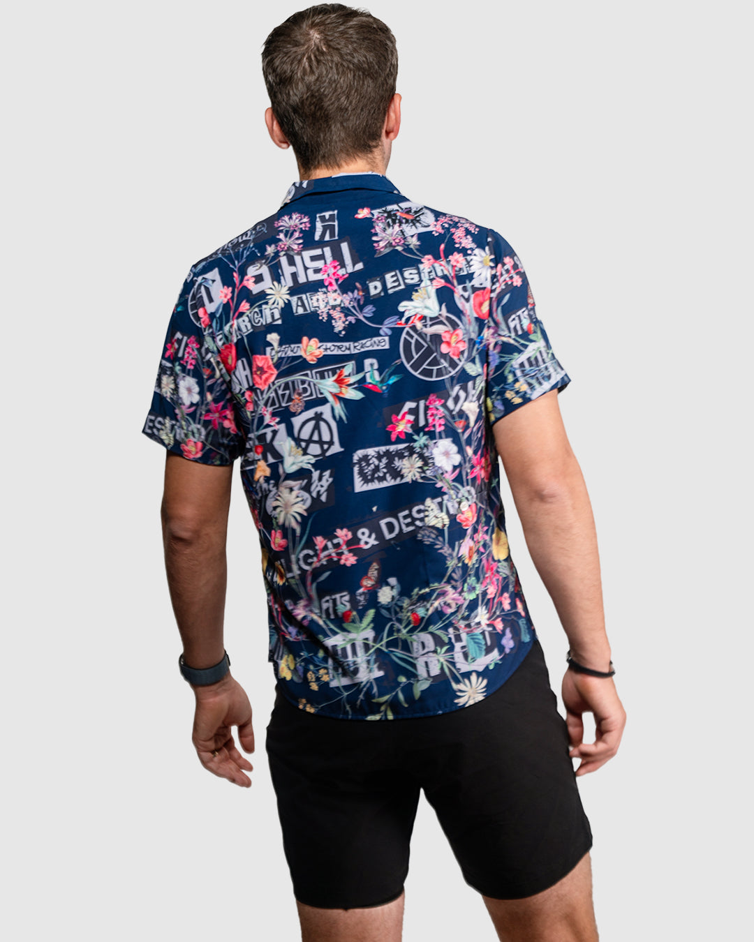 Punk Flowers Resort Shirt Final Sale