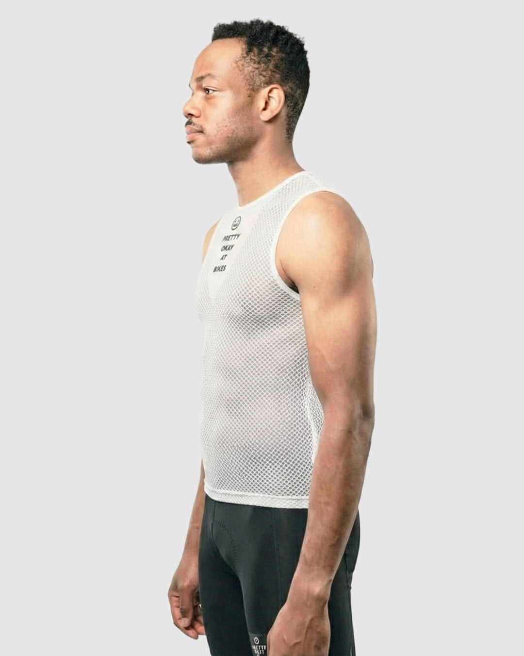 Pretty Okay at Bikes® Sleeveless Base Layer