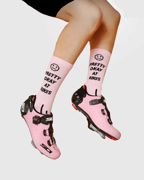 Pretty Okay at Bikes Socks - Ostroy