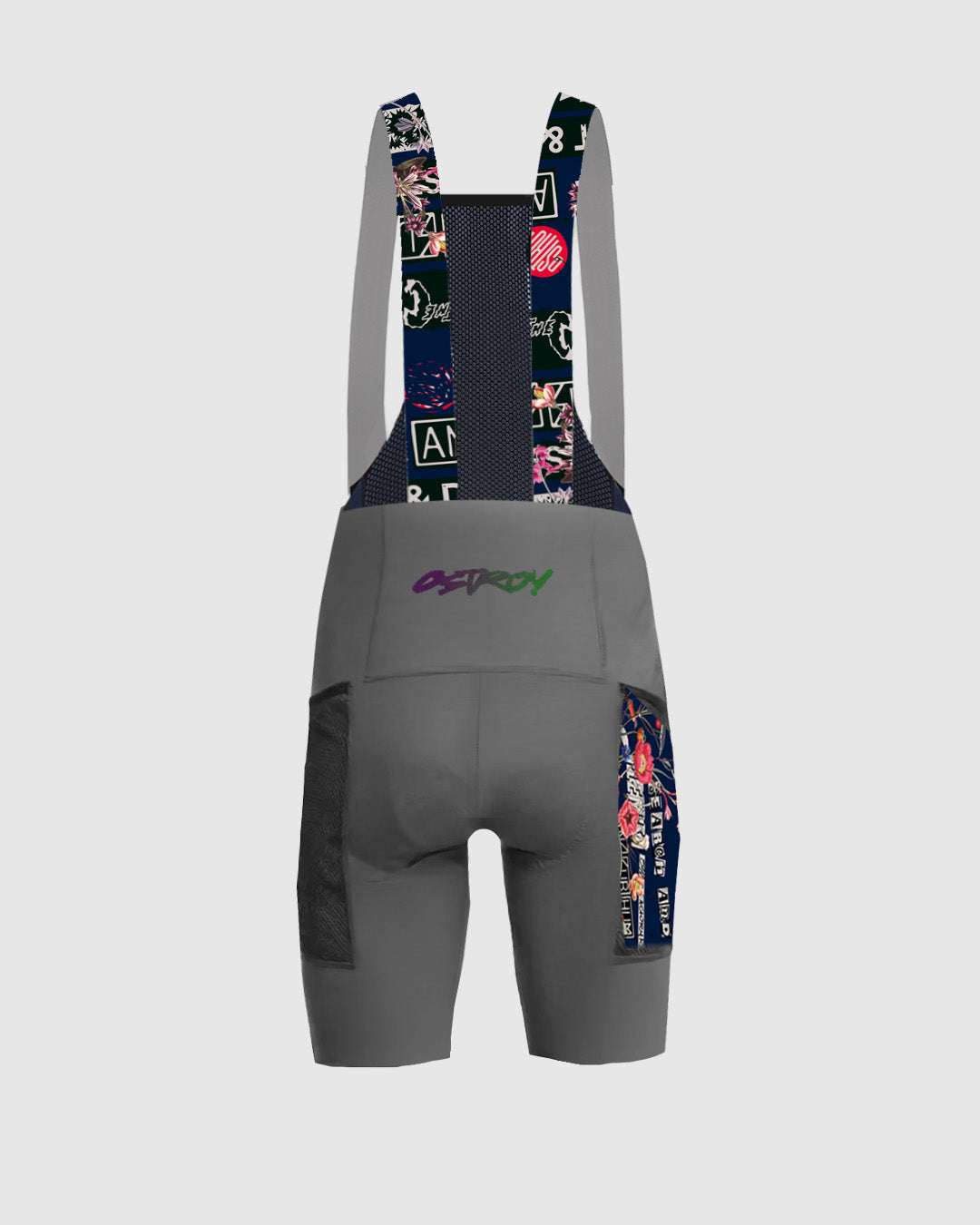 Punk Flowers Cargo Bibs Ostroy