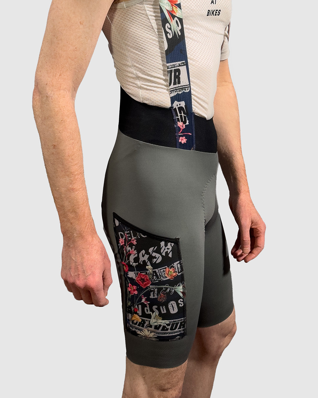 Punk Flowers Cargo Bibs Ostroy