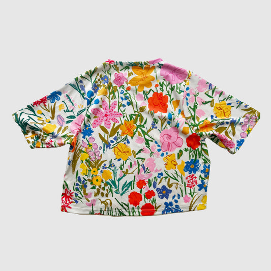 Wildflower Women's Crop Top Upcycle