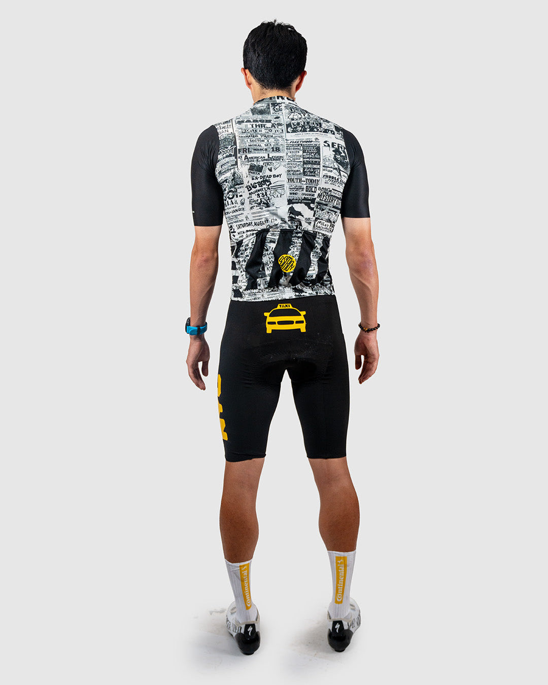 Yellow Cab Seamless Bibs