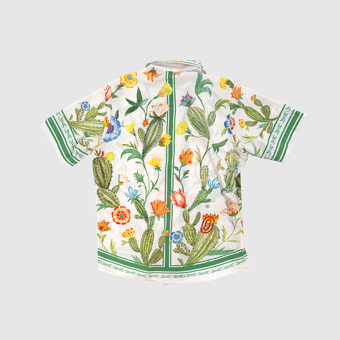 Cactus Flower Resort Shirt