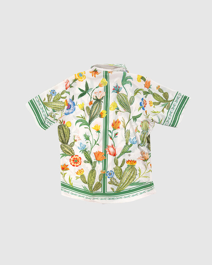 Cactus Flower Resort Shirt