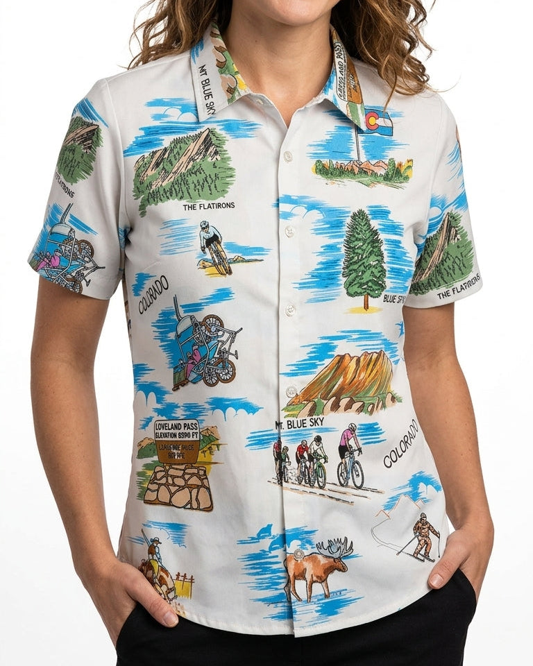 Postcards from Colorado Resort Shirt Ostroy