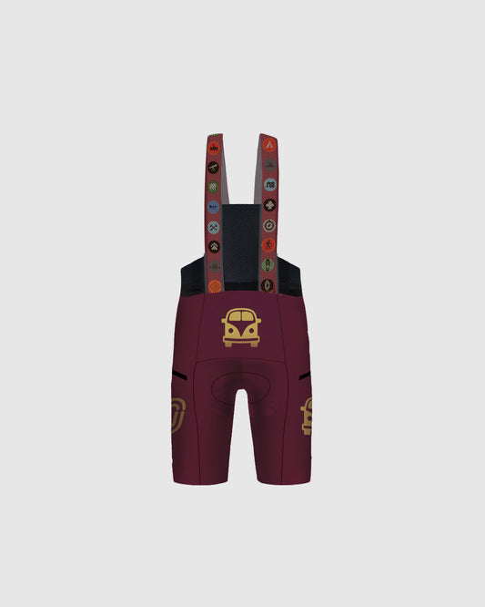 Camper Cargo Eggplant Bibs