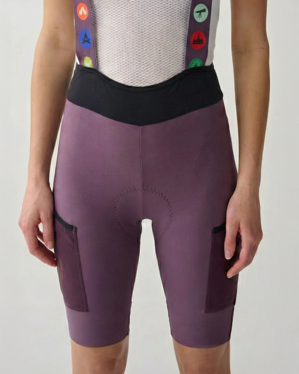 Camper Cargo Eggplant Womens Bibs