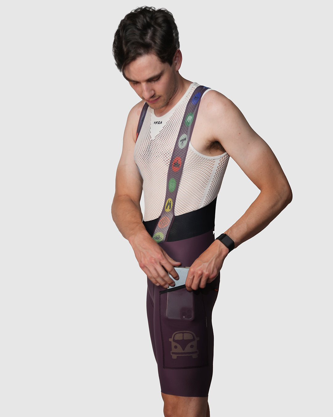 Camper Cargo Eggplant Bibs Final Sale