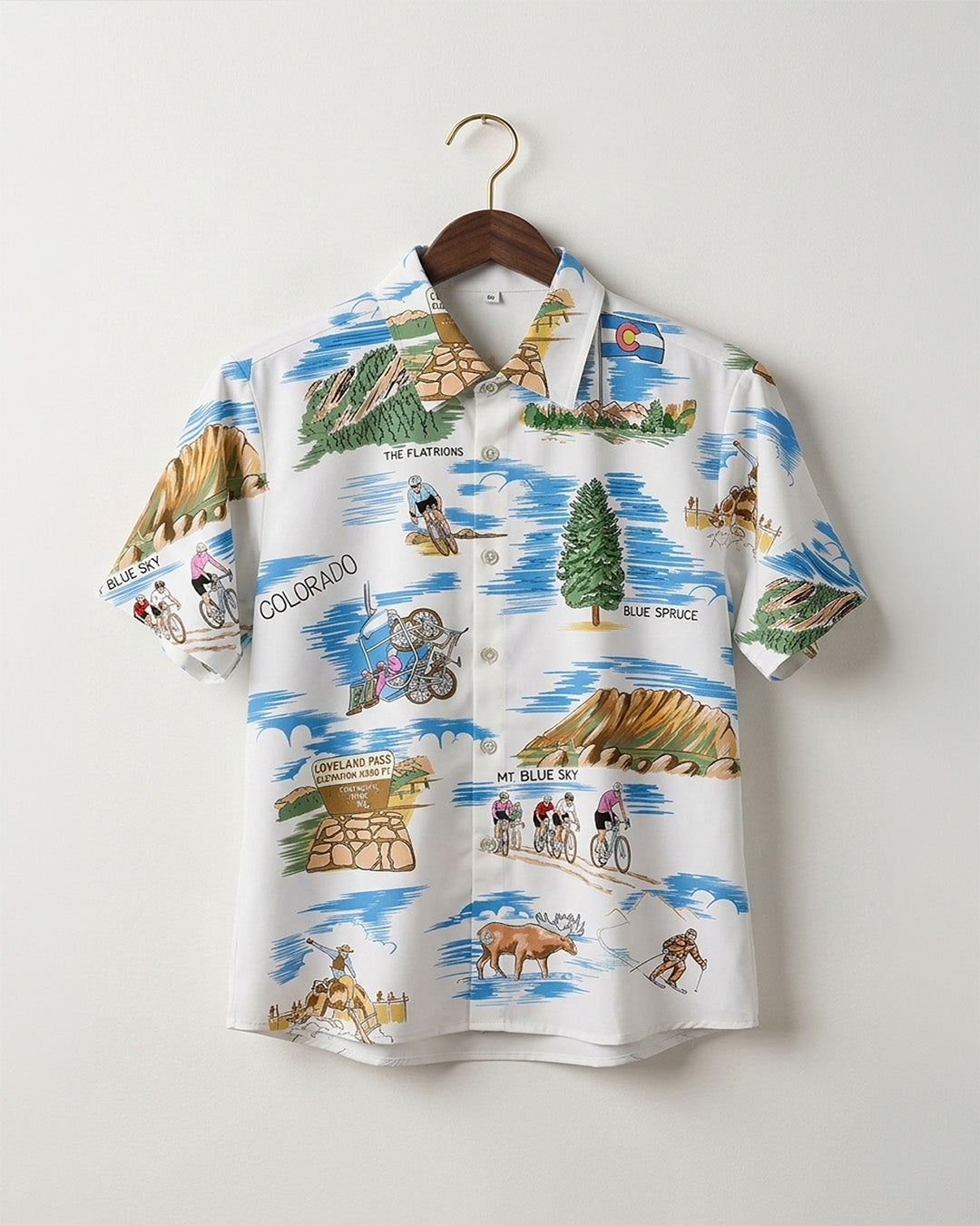 Postcards from Colorado Resort Shirt Ostroy