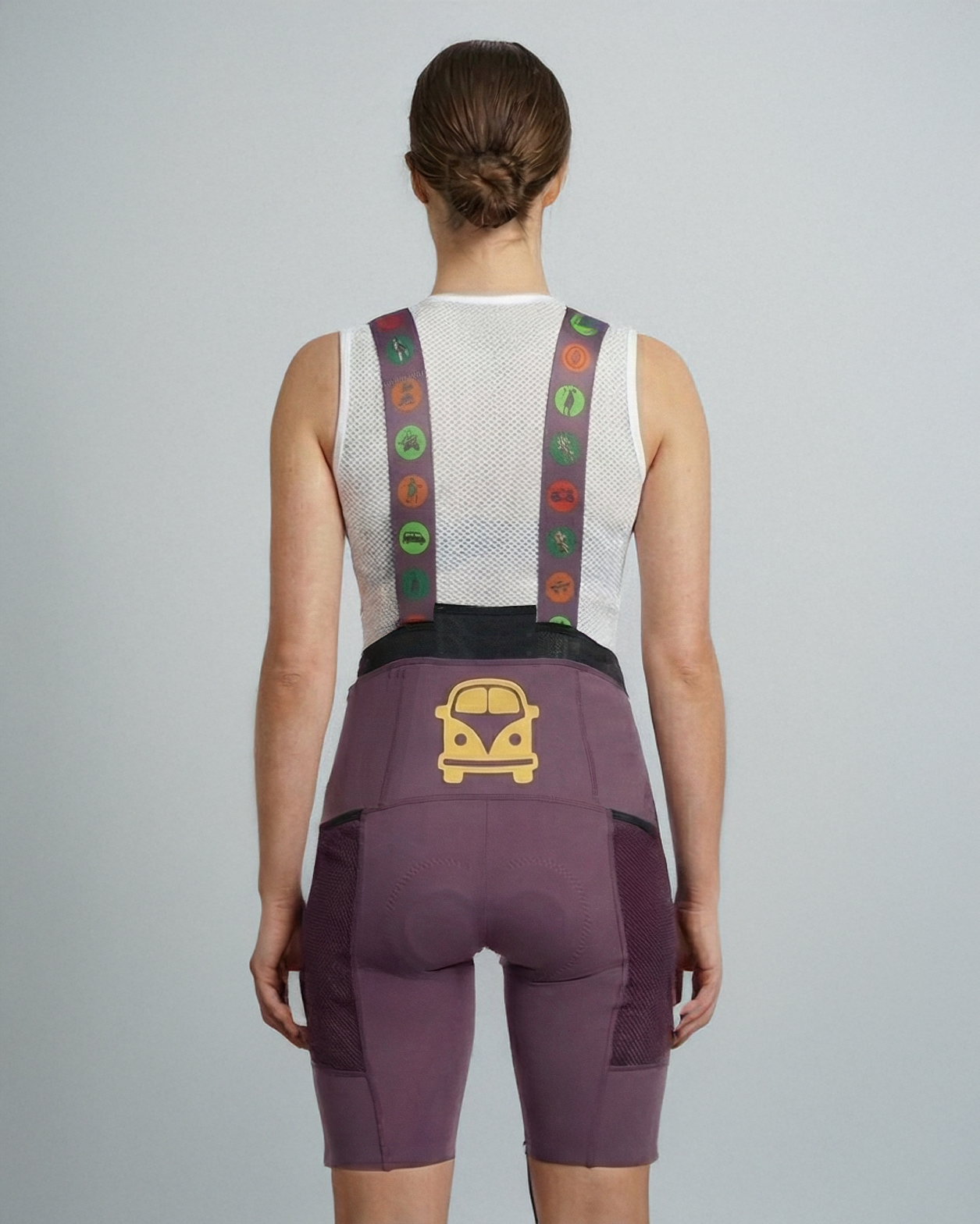 Camper Cargo Eggplant Womens Bibs