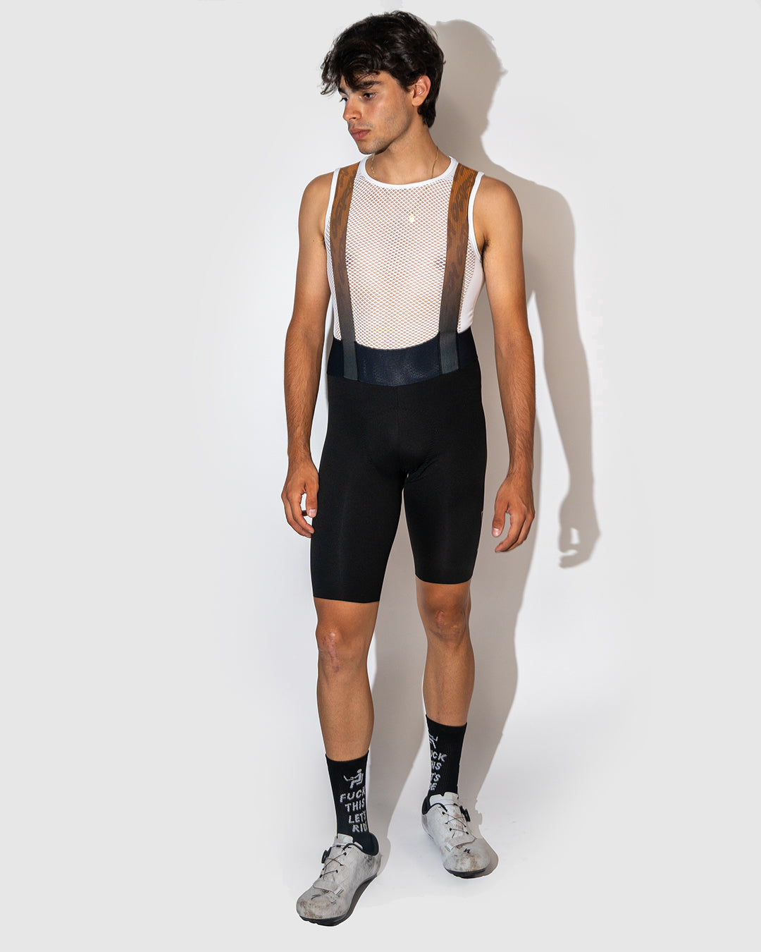 Espresso Seamless Bibs Upcycle