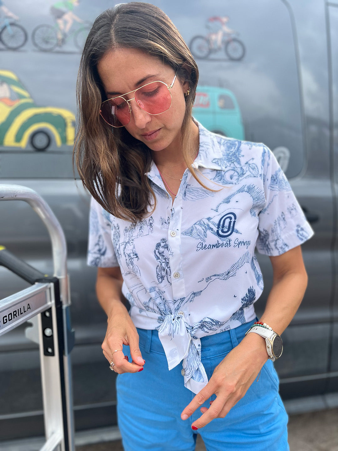 Steamboat Resort Shirt Upcycle