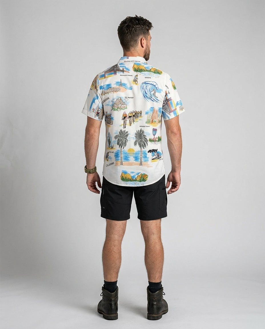 Postcards from California Resort Shirt Ostroy