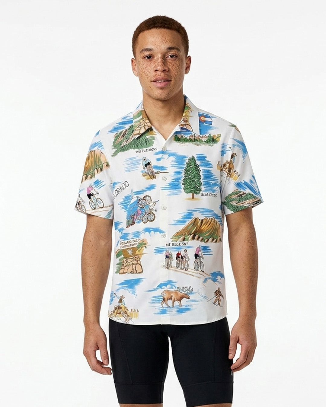 Postcards from Colorado Resort Shirt Ostroy
