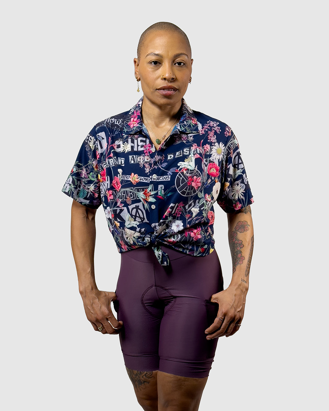 Punk Flowers Resort Shirt Final Sale