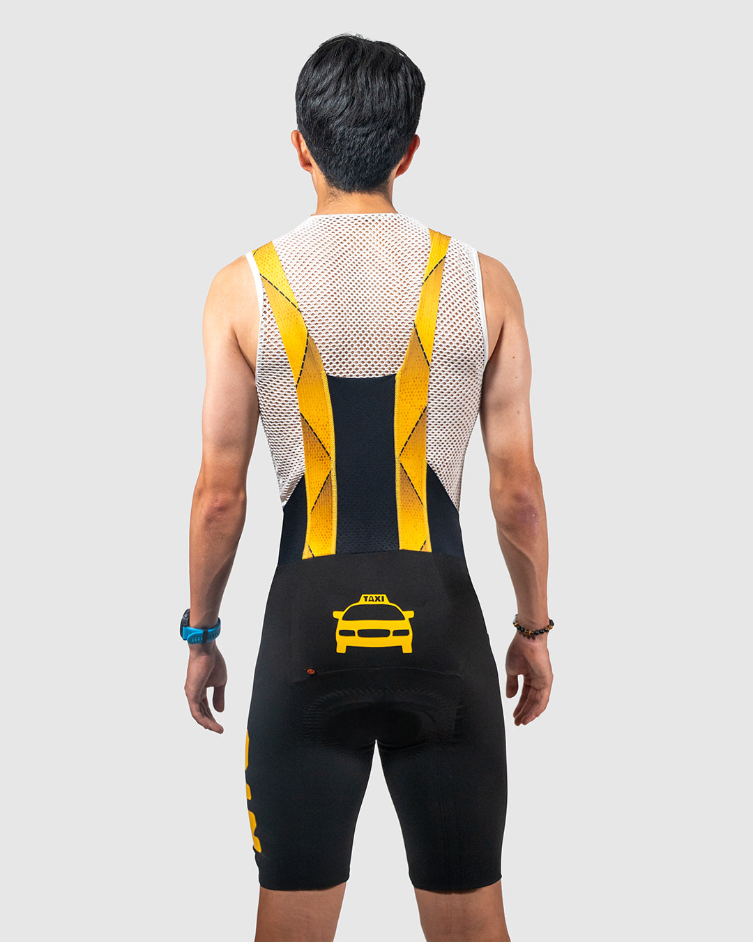 Yellow Cab Seamless Bibs