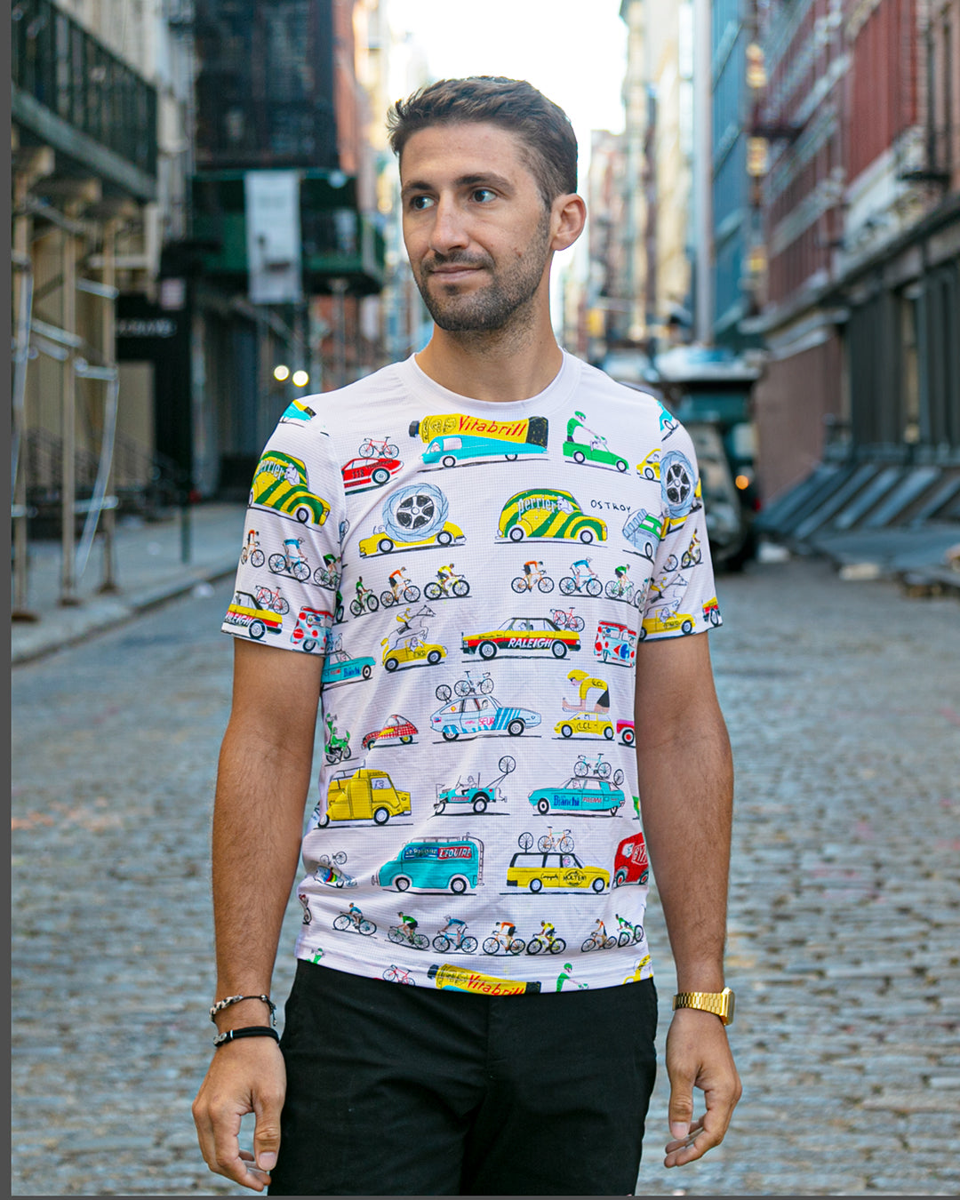 La Caravane Distance Tee Upcycle