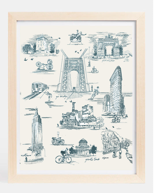 NYC Monuments Print