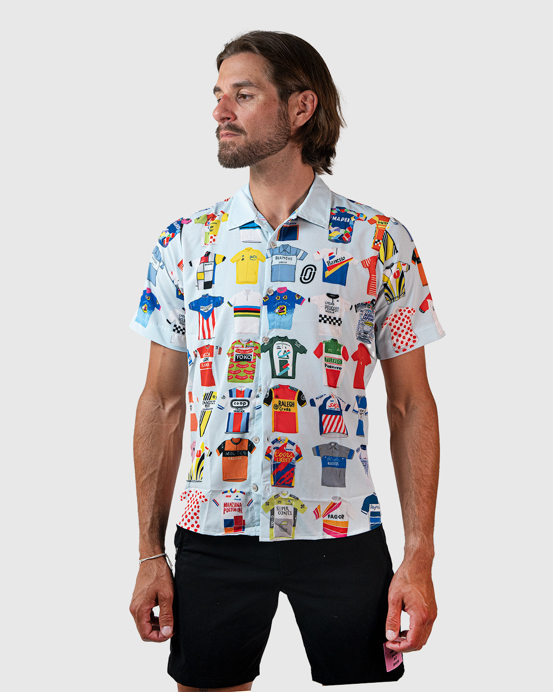 Classic Cycling &quot;Jersey&quot; Resort Shirt Final Sale
